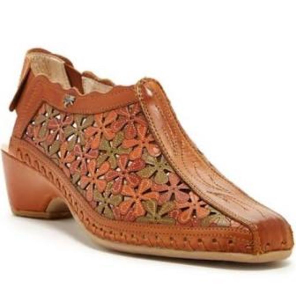 Pikolinos Romana Floral Slingback Mules Sz 39/8.5